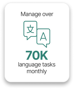 manage language tasks
