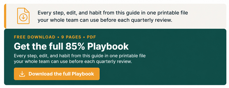 playbook CTA