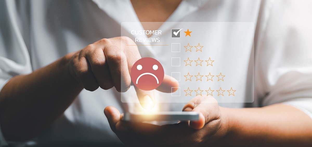 negative reviews